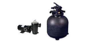 1 HP HE 19" Valueline Sand Filter & Pump